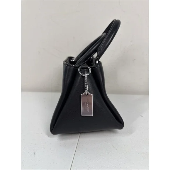 Coach Zuri MINI Crossbody Silver/Black CM186 Hang Tag And Strap Included